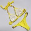 2-Piece Crystal Halter Bikini Swimsuit 5