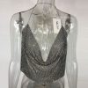 Crystal Backless Tank Top  4