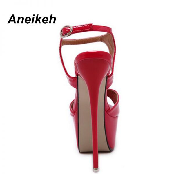 Open Toe Platform High Heel Shoes 4