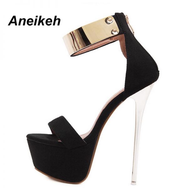 Ankle Strap Platform Stilletto High Heels  3