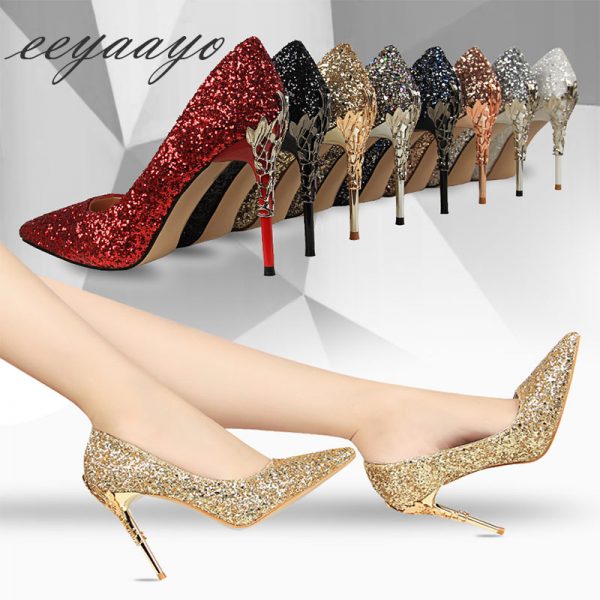 Stiletto Pointed Toe High Heels 5