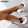 High Heels Platform Strap Shoes 1