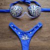 Silver Rhinestone Crystal Bikini 4