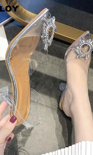 Luxury Transparent High Heel Pumps 1