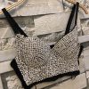 Rhinestone Bead Bustier Top 3