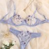 Sexy Floral Embroidery Underwear Set  5