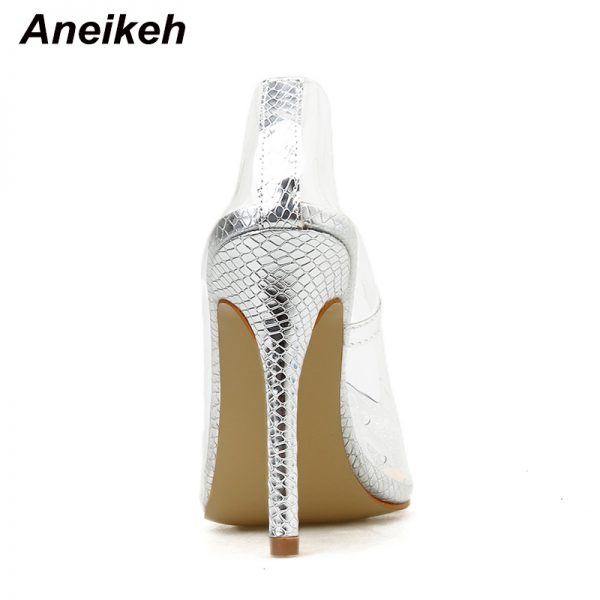 PVC Transparent High Heel Shoes 4