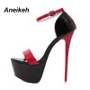 Peep Toe High-heel Paltform Sandals 2