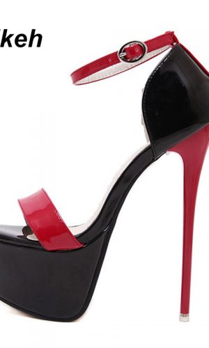 Peep Toe High-heel Paltform Sandals 2