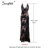 Lace Up Sequin High Split Halter Maxi Dress 5