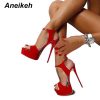 High Heels Platform Strap Shoes 2