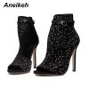 Crystal High Heel Rhinestone Party Shoes 2