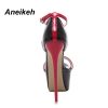 Peep Toe High-heel Paltform Sandals 3