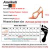 Metal Chain Platform Square High Heel Shoes 6